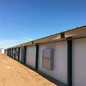 China Environmental Control Prefab Steel Structure Chicken Farm Shed