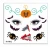Import China Hot Sale Customized High Quality Halloween face Waterproof No-toxic Body Temporary Tattoo Sticker Tattoo Supplies from China