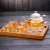 Import China kongfu tea set clear glass tea pot with cups warmer from China