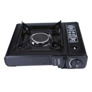 China Mainland Stainless steel Single Burner Portable Gas Stove With Case Tabletop Biogas Infrared Cooker