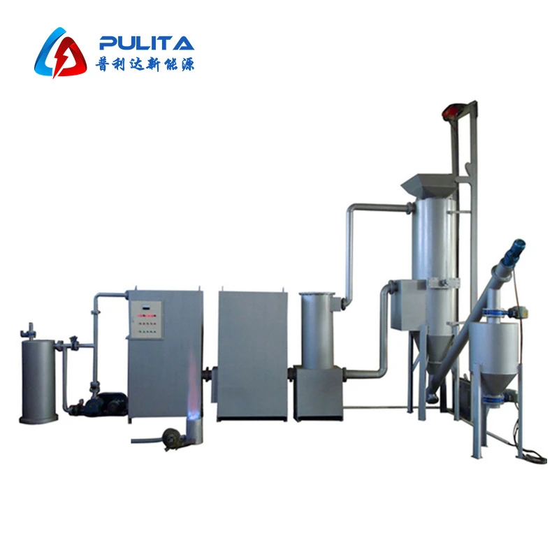 China manufacturer 200kw biomass gasifier waste wood pellet bamboo manure gasification units