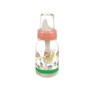 China supplier 4oz &amp; 8oz pc blowing durable baby feeding bottle with spoon