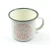 Import China supplier cheap logo printed custom enamel metal camping coffee tea mug cup with logo inside of mug from China