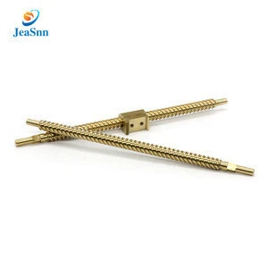 China supplier custom made brass ball screw cnc lathe t10 t5 t8 lead screw