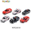 China toy manufacture good price 1:28 scale four open door pull back alloy toy diecast model car
