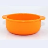China Wholesale Heat Resistant Silicone Bowl Travel Feeding Baby Bowl Children Color Noodle Bowl