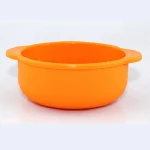 China Wholesale Heat Resistant Silicone Bowl Travel Feeding Baby Bowl Children Color Noodle Bowl