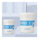 chinese brand manufacturers clear empty custom sizes wall paint packing 5 litre plastic buckets with lids