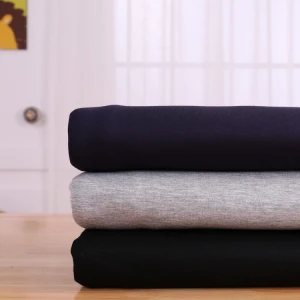 Chinese factory custom design super soft velvet cotton modal fabric for t-shirts