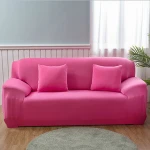 Chinese manufacture high quality solid 2 Seats quilted stretch large sofa throws covers