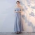 Import Chinese Supplier Six Types Chiffon Off Shoulder Bridesmaid Dress Blue Pink from China