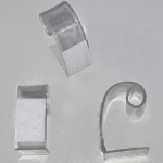 CL002A wedding decoration tablecloth plastic table skirting clips on table