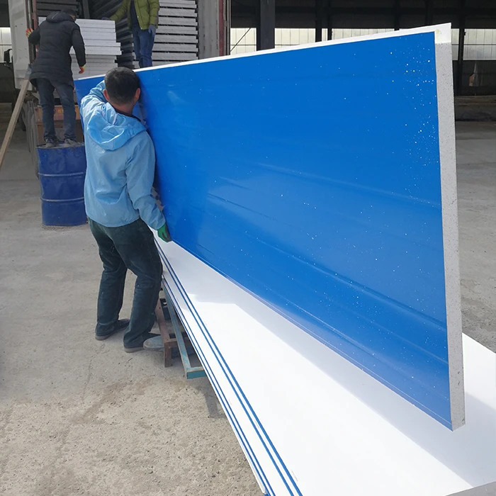 Clean Cold Room Calcium Silicate Aluminium Cement Board Polyurethane Container Sandwich Wall Panel Foam Core Roof Eps