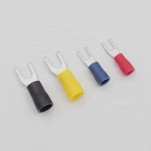 Cold-pressed end fork-shaped pre-insulated end U-shaped cold-pressed terminal Y-shaped cold-pressed wiring