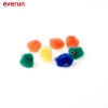Colorfu lacrylic fiber pom pom beads
