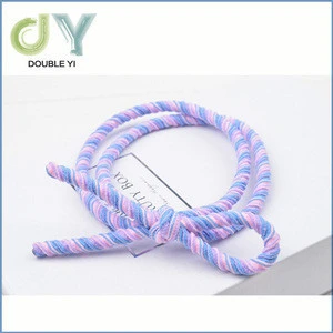 Colorful elastic bowknot hair band, rubber band for wholesale