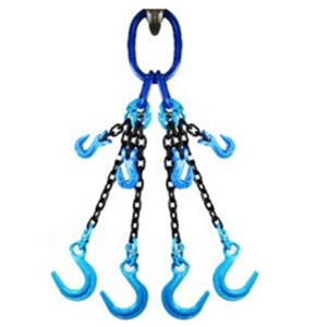 Combined hoisting lifting sling chain hook