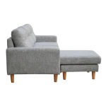 Comfortable living room fabric i-shape sofa
