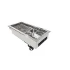 commercial bbq grill with hot pot cooker