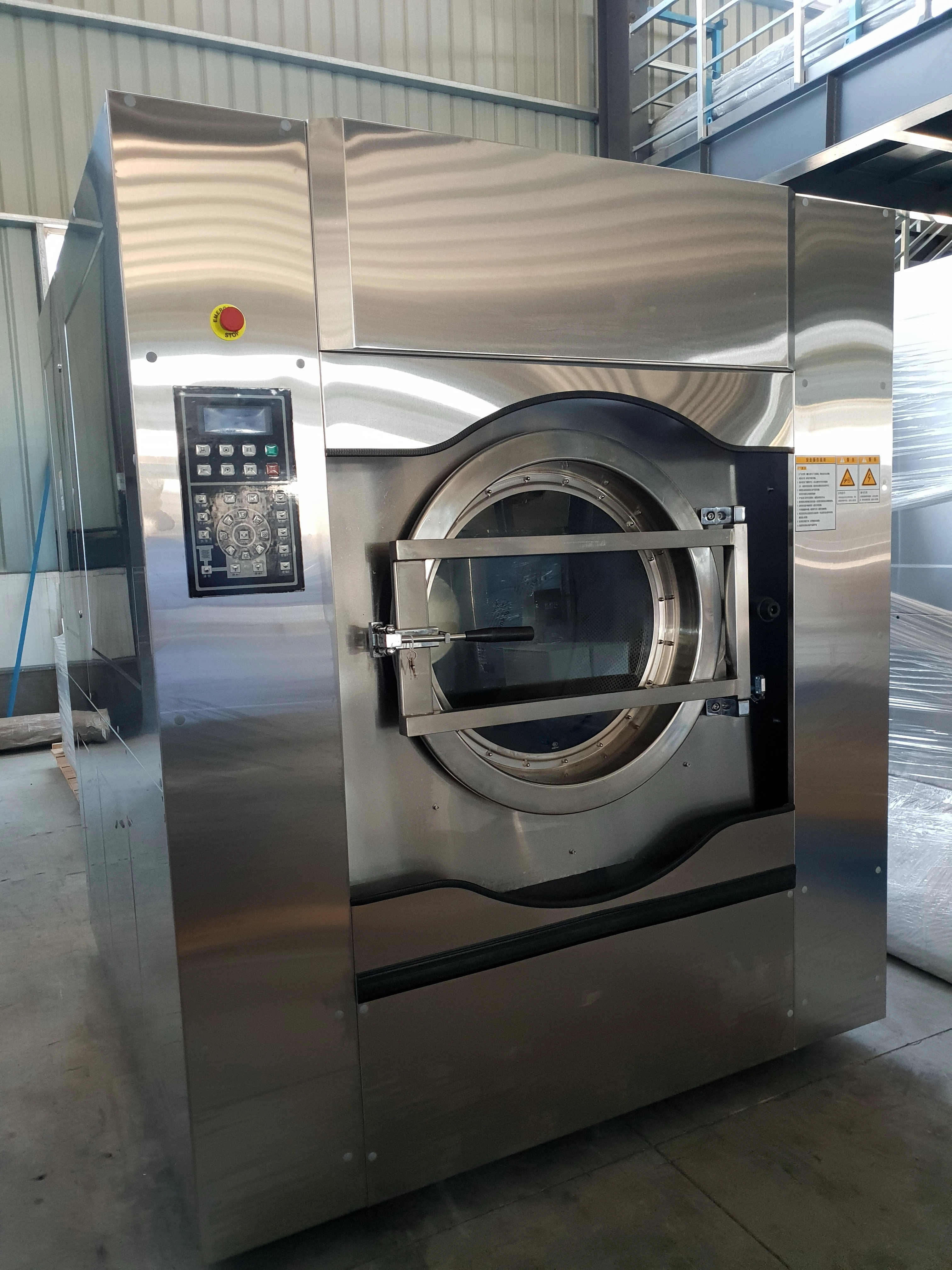 Commercial Laundry Equipment Industrial Washer Extractor Size 1240*840 And Weight 3450