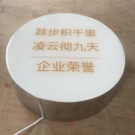 Company top advertising light box shop signboard 3d led Epoxy and Stainless steel Billboard