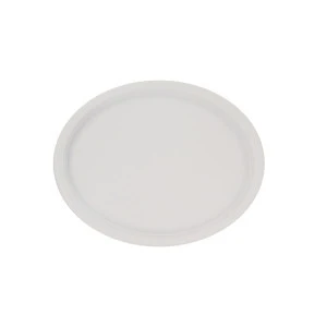 compostable dishware take away plates for restaurant,  disposable plates for dinner, 10 inch bagasse oval plate