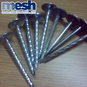 Concrete nails making machine, galvanized grooved ss nails