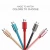 Import Consumer Electronics Factory Supplies Hotsale Data Charging Micro Usb Cable 1mNylon braided data cable 2.1A fast charging cable from China