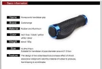Coolchange Custom OEM Colorful Anti-slip Rubber PVC Comfortable MTB Road Bike Bicycle Grip Mountain Bike Handlebar Grips