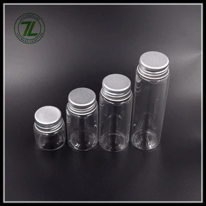 Cork Wood Lip Test Tube Buret Clear Glass Bottles Vial Jar