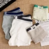 cotton Cartoon Underwear Cute Panties boy recyclable Mid Waist Boxer Briefs Underpants for men