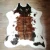 Import cow hide pattern printing faux fur from China