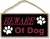 Import Crazy Dog Lives Here Funny Dog Sign Warning Door Wooden Hanging for Home Decoration Farm Decorative Plaque for Dog Lovers from China