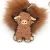Import Creative Cartoon Highland Cow Key Chain Plastic Car Pendant for Decoration Perfect Birthday Gift Hanging Style from China