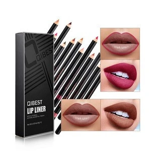 Cruelty free Private Label Lip Liner Smoothly Vegan Lip Pencil 12 color Pigment Matte lip liner custom