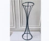 curved shape wedding decorations table metal gold flower arch backdrop stand centerpiece