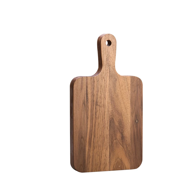 Custom Black Walnut Wood Cutting Board Set with Handle Vegetable Meat Cheese Food Fruit Charcuterie Kitchen Chopping Boards