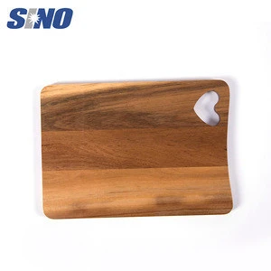 Custom Design Eco-Friendly Acacia Wood Chopping Block Cutting Board