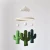 Import Custom design hot sale Unisex pink Crib Baby clouds mobile  nursery decoration cactus crib mobiles from China