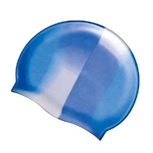 Custom design swim caps ear protection swim cap with you logo silicone lycra cap