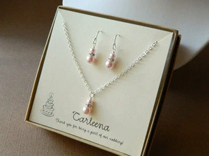 Custom earring and necklace display cards,Jewelry display