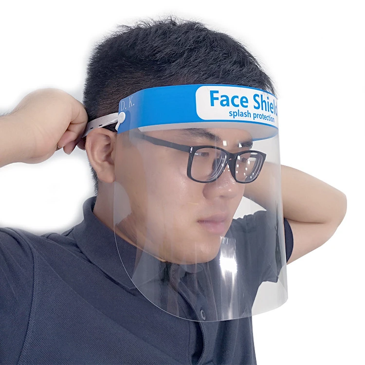Custom face protection shield anti droplet face shield work safety visor  protector facial  face shield visor