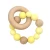 Import Custom High Quality Beech Wooden Baby Teething Teether Ring from China