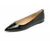 Custom ladies elegant ballet shoes fashion slip on pointed toe flat shoes