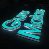 Custom led letter wall sign custom logo 3d letter sign 3d channel letter led signs for business outdoor