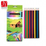 Custom Logo 7inch 12pcs Plastic Color Pencil Supplies