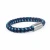 Import Custom Logo Couple Mens Handmade Jewelry Magnetic Hand Nylon Rope Braided Genuine Leather Bracelet Bangle from China
