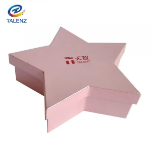 Custom Logo Luxury Paper Gift Packaging Box, Pentagonal Handmade Gift Box