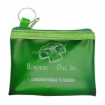 Custom Mini Eco Transparent Pvc Coin Purse Bag With Zipper Lock