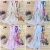 Import Custom Multicolor Women Spring Long Shawl Chiffon Silk Scarf from China